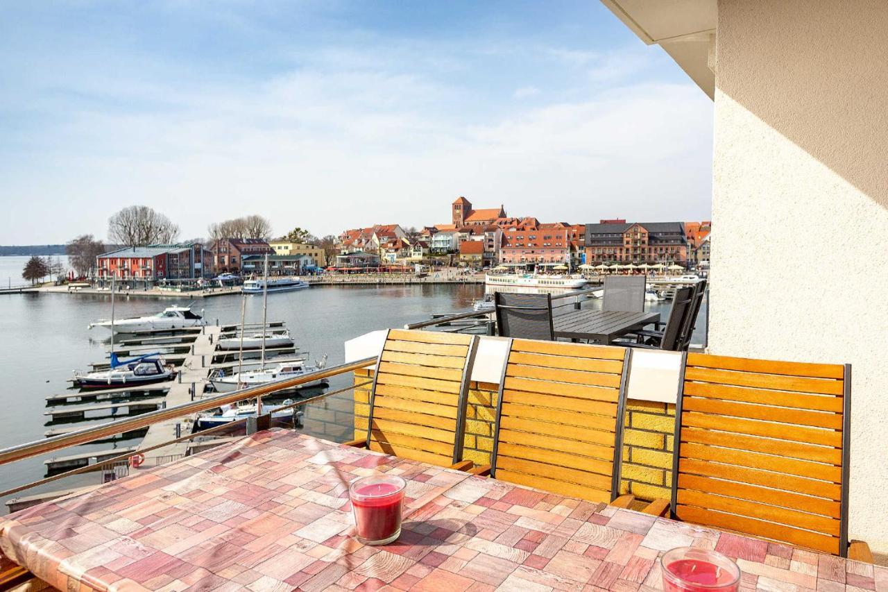 Ferienwohnung Traumfängerloge -Hafenresidenz Waren  Exterior foto